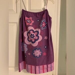 Purple Flower Power Vintage Pillowcase Dress